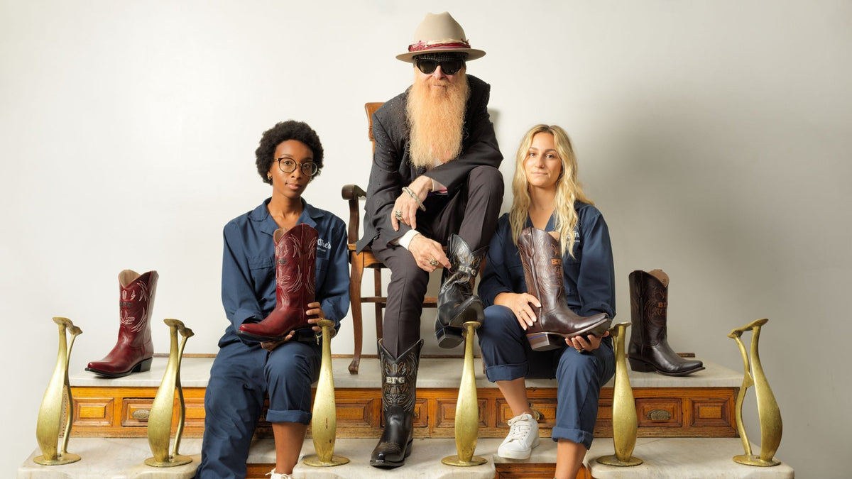 Bottes de cowboy homme Alvies Billy Gibbons ZZ BFG édition limitée Bottes de cowboy homme Alvies Billy Gibbons ZZ BFG édition limitée
